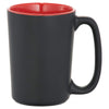 Bullet Black with Red Trim Elon 13oz Ceramic Mug
