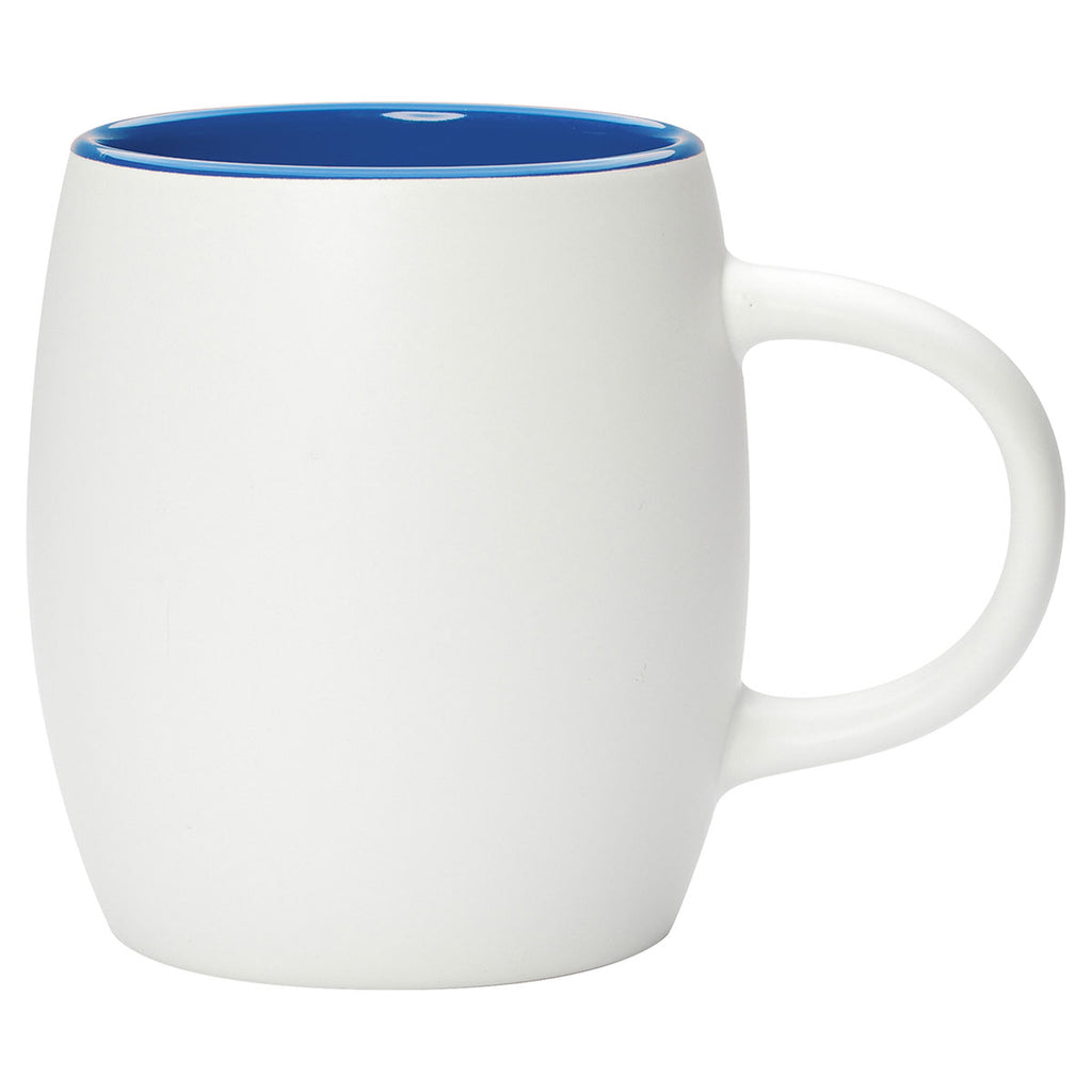 Bullet White with Blue Trim Nebula 15oz Ceramic Mug