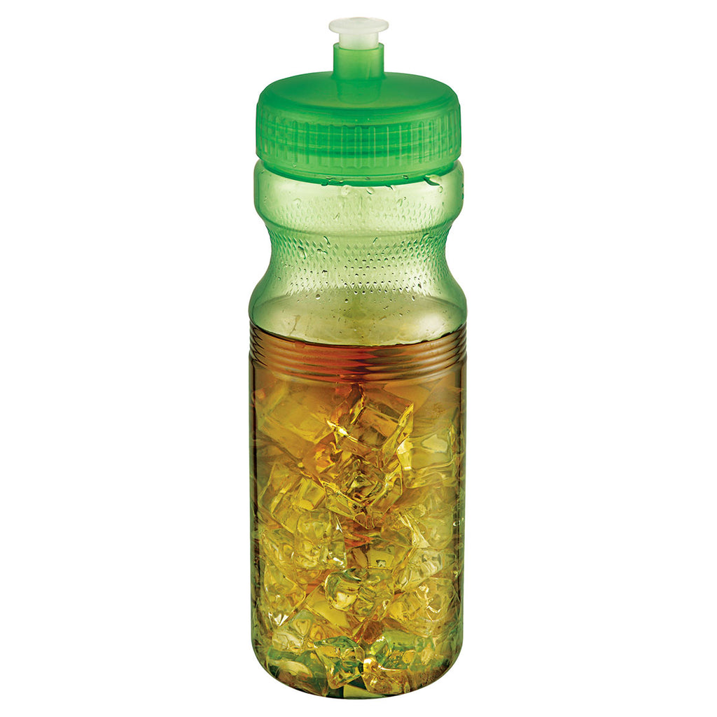 Bullet Translucent Lime Green Easy Squeezy Crystal 24oz. Sports Bottle