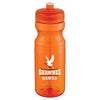 Bullet Translucent Orange Easy Squeezy Crystal 24oz. Sports Bottle