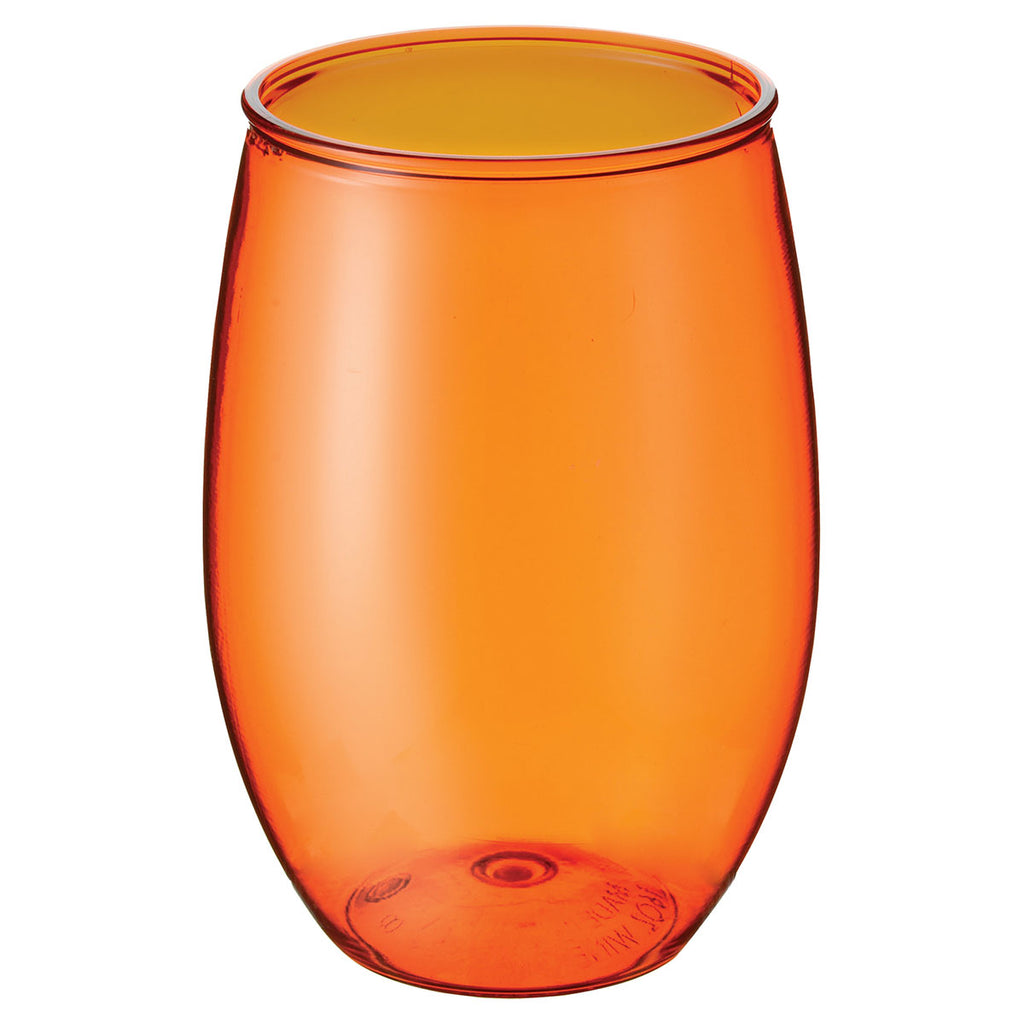 Bullet Translucent Orange Wynwood 16oz Stemless Wine Cup