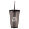 Bullet Translucent Black Cyclone 16oz Tumbler with Straw