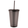 Bullet Translucent Black Cyclone 16oz Tumbler with Straw