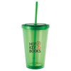 Bullet Translucent Green Cyclone 16oz Tumbler with Straw
