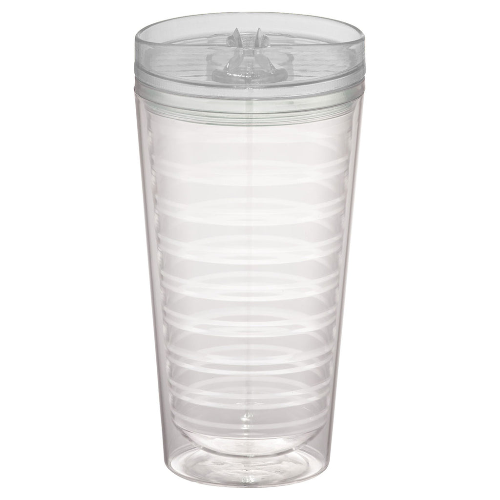 Bullet Clear Bayside 16oz Double Wall Tumbler with Lid