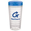 Bullet Translucent Blue Bayside 16oz Double Wall Tumbler with Lid