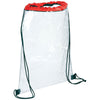 Bullet Red Rally Clear Drawstring Bag