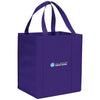Bullet Purple Hercules Non-Woven Grocery Tote