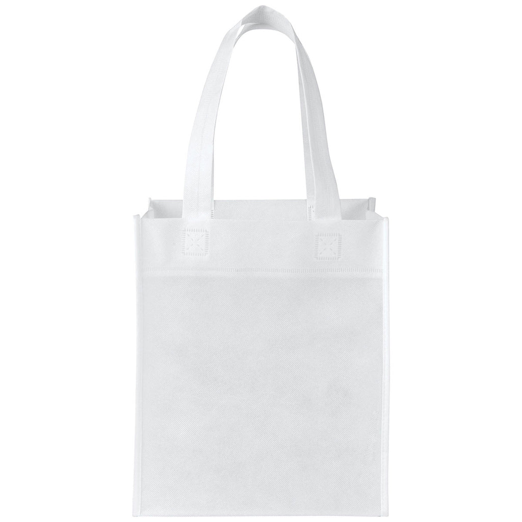 Bullet White Basic Grocery Tote