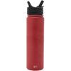 Simple Modern Cherry Summit Water Bottle with Straw Lid - 22oz