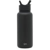 Simple Modern Midnight Black Summit Water Bottle with Straw Lid - 32oz