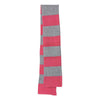 Sportsman Heather Red/Heather Grey Rugby Striped Knit Scarf