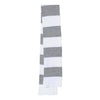 Sportsman White/Heather Grey Rugby Striped Knit Scarf