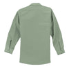 Red Kap Men's Light Green Long Sleeve Industrial Work Shirt
