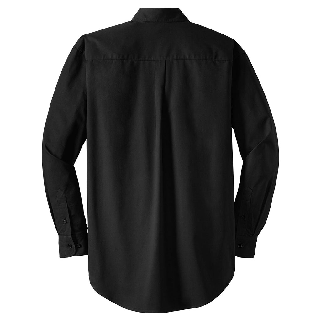 CornerStone Men's Black Long Sleeve SuperPro Twill Shirt