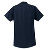 Red Kap Men's Tall Navy Short Sleeve Industrial Work Shirt