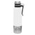 Perfect Line White 25 oz Clip-On Stainless Steel Bottle