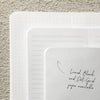 Denik White Large Layflat Notebook - 8.5