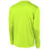 Sport-Tek Men's Neon Yellow Long Sleeve PosiCharge Competitor Tee
