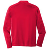 Sport-Tek Men's True Red Posi-UV Pro Long Sleeve Polo
