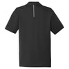 Sport-Tek Men's Black/Heather Grey Contrast PosiCharge Tough Polo
