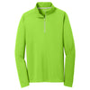 Sport-Tek Men's Lime Shock Textured 1/4-Zip Pullover