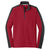 Sport-Tek Men's Deep Red/Black Sport-Wick Textured Colorblock 1/4-Zip Pullover