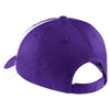 Sport-Tek Purple/White Dry Zone Nylon Colorblock Cap