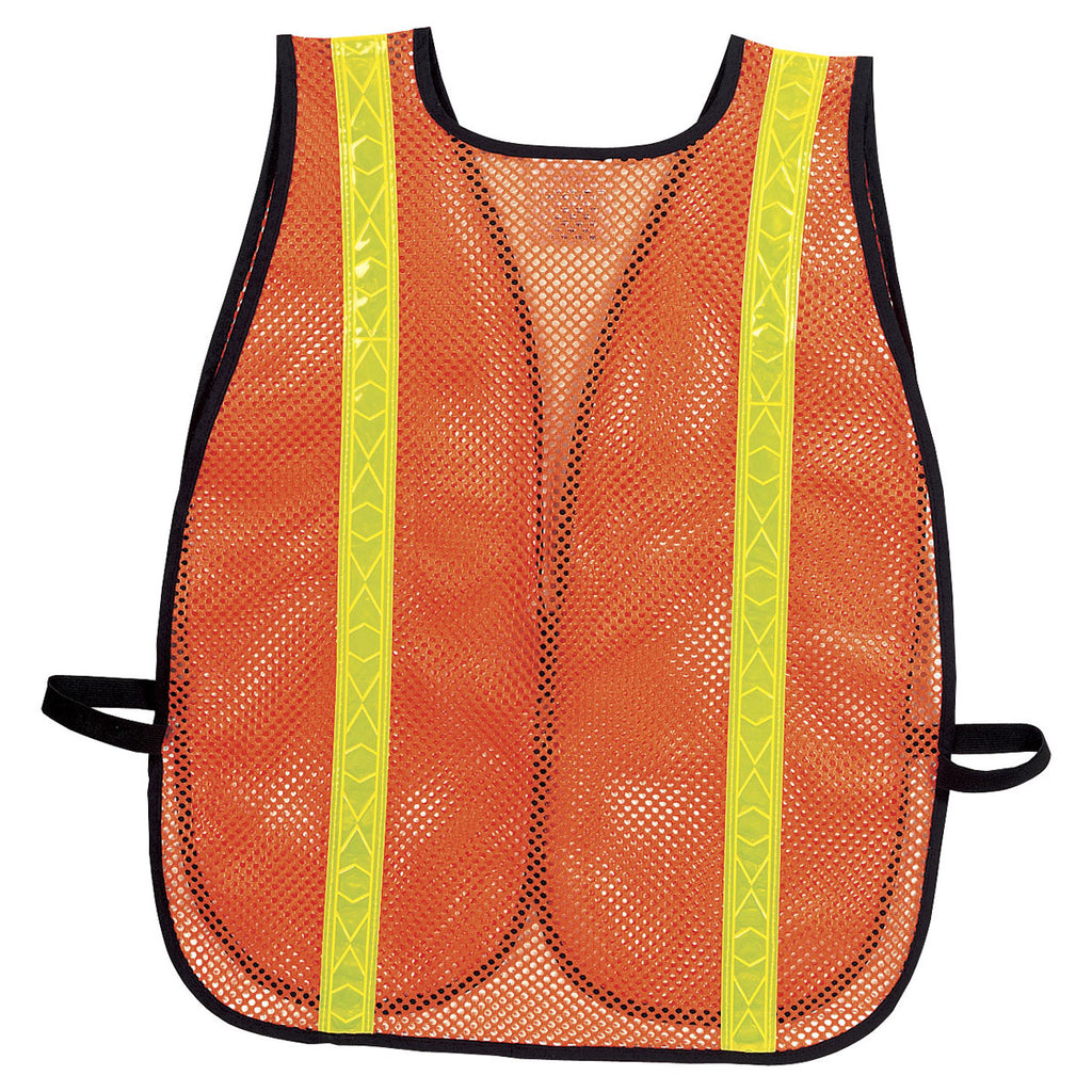Port Authority Men's Safety Orange Mesh Enhanced Visibility Vest