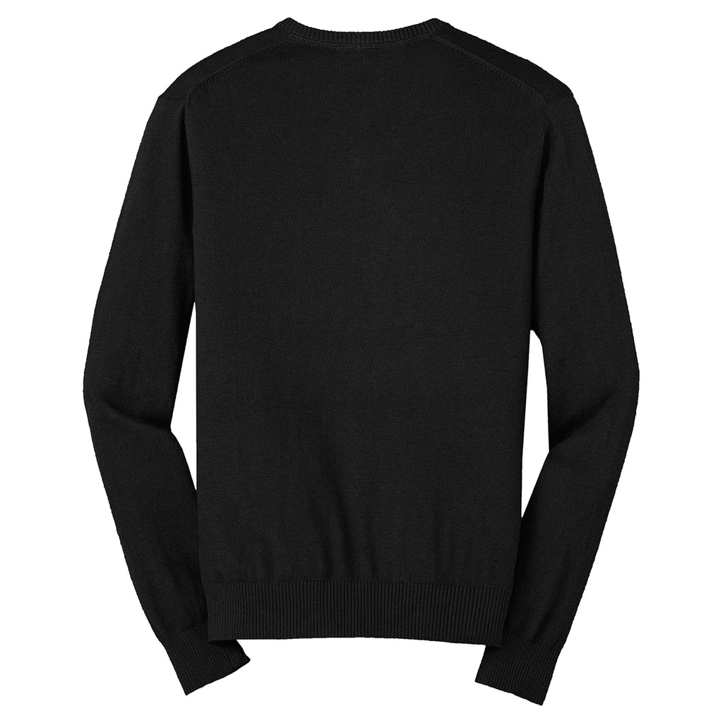 Port Authority Men's Black V-Neck Sweater