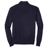 Port Authority Men's Navy Value Full-Zip Mock Neck Sweater