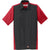 Red Kap Men's Black/Red Short Sleeve Ripstop Crew Shirt
