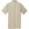Red Kap Men's Khaki Short Sleeve Solid Ripstop Shirt
