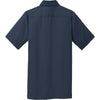 Red Kap Men's Navy Short Sleeve Solid Ripstop Shirt