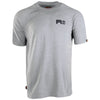 Timberland Men's Medium Grey Heather Core Reflective Pro Logo Short Sleeve T-Shirt