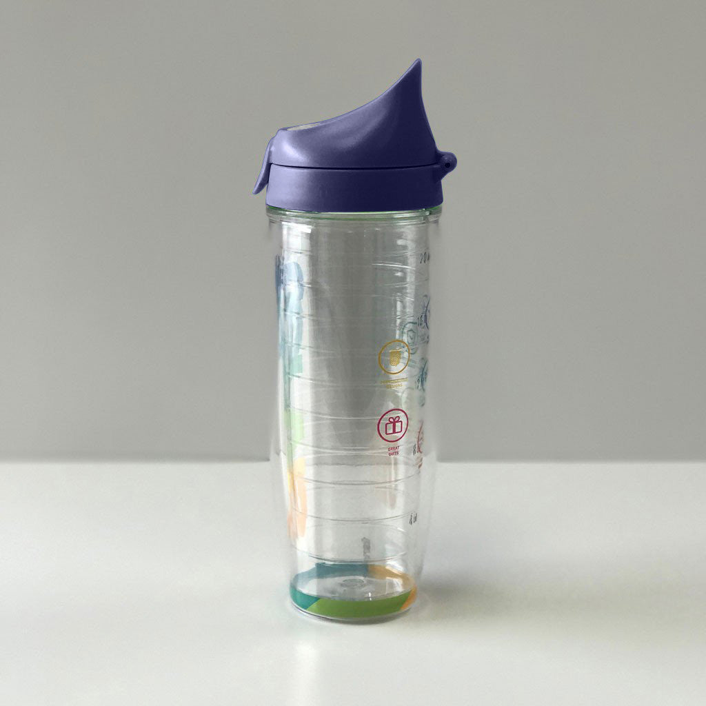 Tervis 24oz Water Bottle with Navy Lid