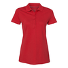 Tommy Hilfiger Women's Apple Red Classic Fit Ivy Pique Sport Shirt
