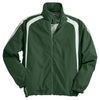 Sport-Tek Men's Forest Green/ White Tall Colorblock Raglan Jacket