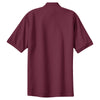 Port Authority Men's Burgundy Tall Pique Knit Polo