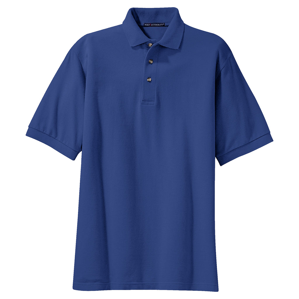 Port Authority Men's Royal Tall Pique Knit Polo