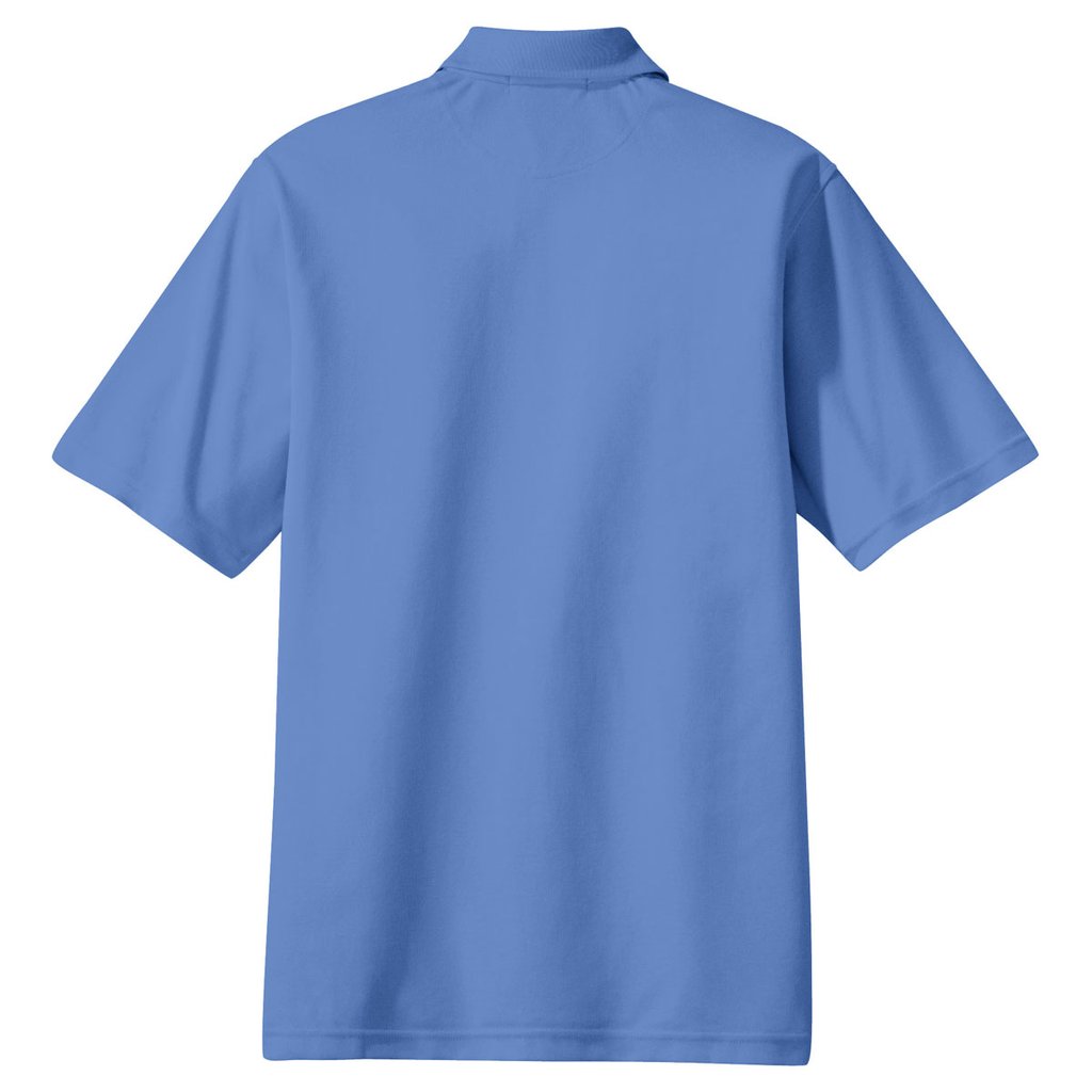 Port Authority Men's Riviera Blue Tall Rapid Dry Polo