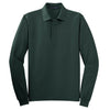 Port Authority Men's Dark Green Tall Silk Touch Long Sleeve Polo