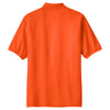 Port Authority Men's Orange Tall Silk Touch Polo with Pocket