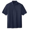 Port Authority Men's Navy Tall Silk Touch Polo