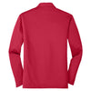 Port Authority Men's Red Tall Silk Touch Long Sleeve Polo
