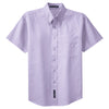 Port Authority Men's Bright Lavender Tall Short Sleeve Easy Care Shirt