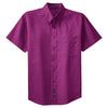 Port Authority Men's Deep Berry Tall Short Sleeve Easy Care Shirt