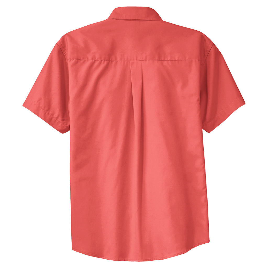 Port Authority Men's Hibiscus Tall Short Sleeve Easy Care Shirt