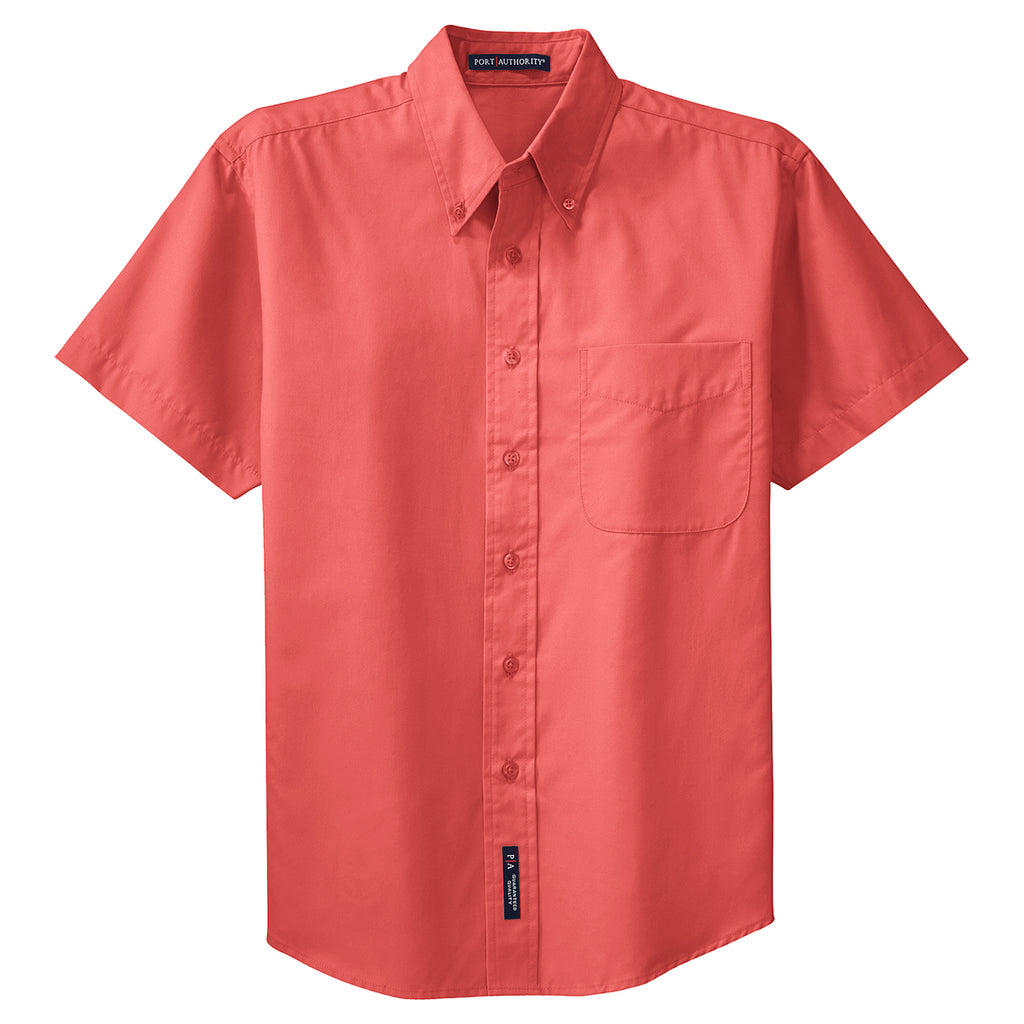 Port Authority Men's Hibiscus Tall Short Sleeve Easy Care Shirt