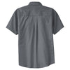 Port Authority Men's Steel Grey/Light Stone Tall Short Sleeve Easy Care Shirt